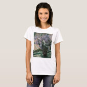 Lilacs in een raam van Mary Cassatt,  Kunst T-shirt (Voorkant volledig)