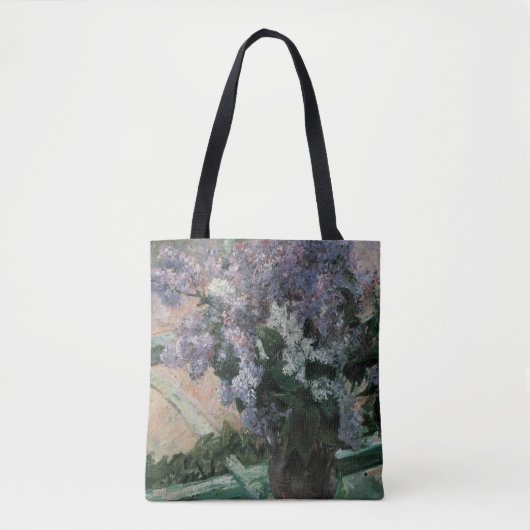 Lilacs in een raam van Mary Cassatt,  Kunst Tote Bag (Voorkant)
