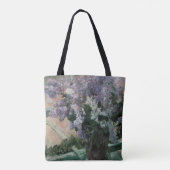 Lilacs in een raam van Mary Cassatt,  Kunst Tote Bag (Achterkant)