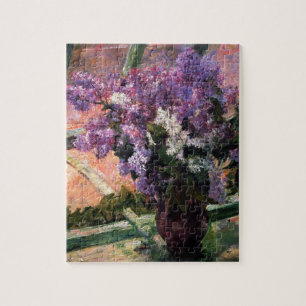 Lilacs in een raam van Mary Cassatt Legpuzzel