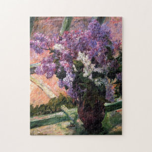 Lilacs in een raam van Mary Cassatt Legpuzzel