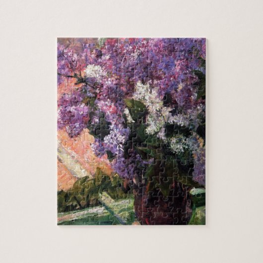 Lilacs in een raam van Mary Cassatt Legpuzzel (Verticaal)