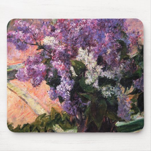 Lilacs in een raam van Mary Cassatt Muismat (Voorkant)