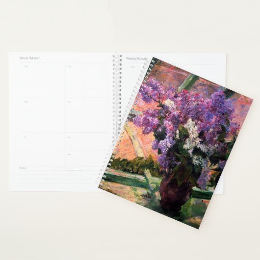 Lilacs in een raam van Mary Cassatt Planner (Display)
