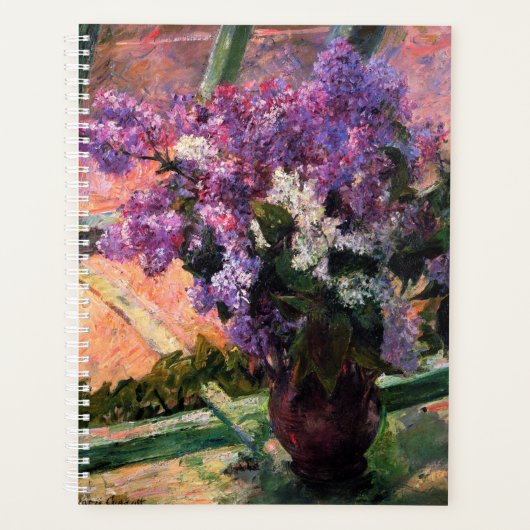 Lilacs in een raam van Mary Cassatt Planner (Voorkant)