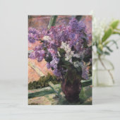 Lilacs in een venster | Mary Cassatt (Staand voorkant)