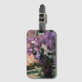 Lilacs in een venster | Mary Cassatt Bagagelabel (Voorkant (verticaal))