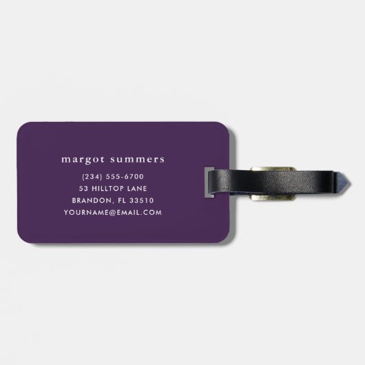 Lilacs in een venster | Mary Cassatt Bagagelabel (Achterkant horizontaal)