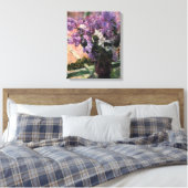 Lilacs in een venster | Mary Cassatt Canvas Afdruk (Insitu (Slaapkamer))