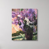 Lilacs in een venster | Mary Cassatt Canvas Afdruk (Voorkant)