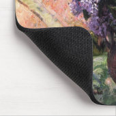 Lilacs in een venster | Mary Cassatt Muismat (Hoek)