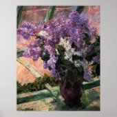 Lilacs in een venster poster (Voorkant)