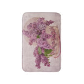 Lilacs in een Victoriaans Pet doos Badmat (Voorkant Verticaal)