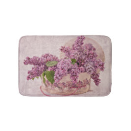Lilacs in een Victoriaans Pet doos Badmat