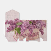 Lilacs in een Victoriaans Pet doos Bedankdoosjes (Uitgevouwen)
