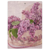 Lilacs in een Victoriaans Pet doos Klembord (Achterkant)