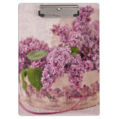 Lilacs in een Victoriaans Pet doos Klembord (Voorkant)