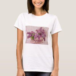 Lilacs in een Victoriaans Pet doos T-shirt