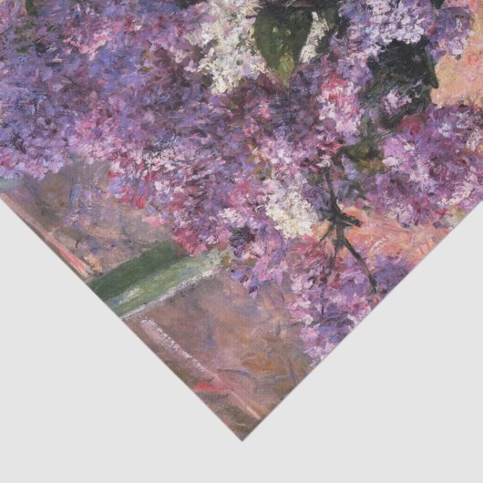 Lilacs in een Windows Weefselpapier Tissuepapier (Detail)