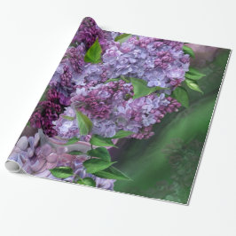 Lilacs in Lila Vase Art Gift Wrap Cadeaupapier