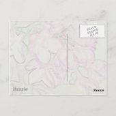 Lilacs in Oregon Briefkaart (Achterkant)