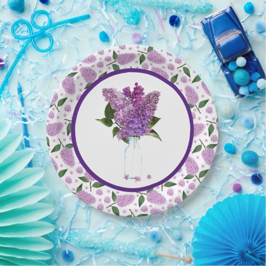 Lilacs in Spring Paper Bord (Feest)