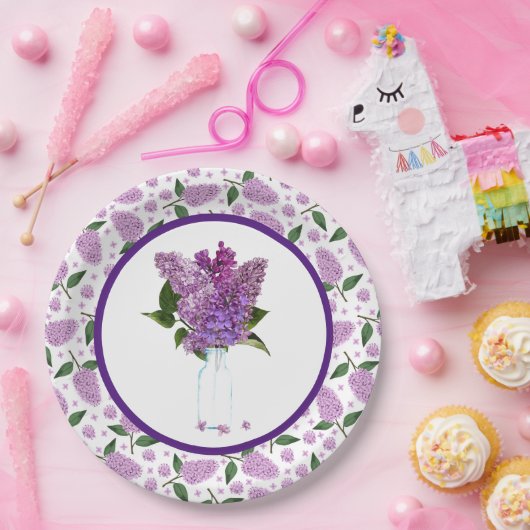 Lilacs in Spring Paper Bord (Feest)