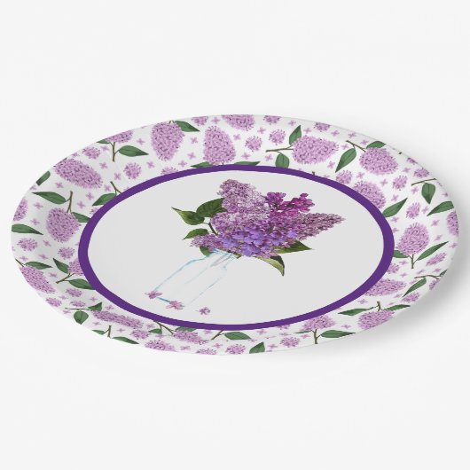 Lilacs in Spring Paper Bord (Gekanteld)