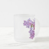 Lilacs in Springtime Matglas Koffiemok (Voorkant rechts)