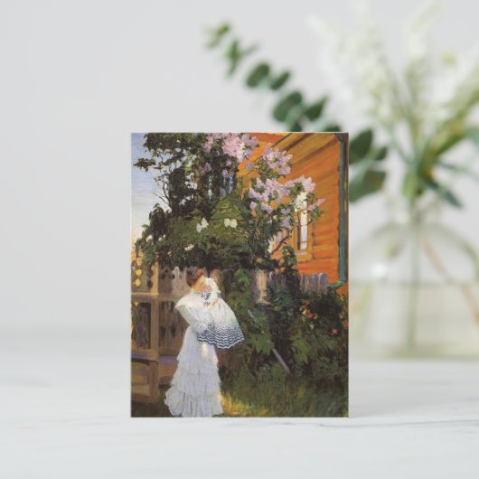 Lilacs in Sun Briefkaart (Staand voorkant)