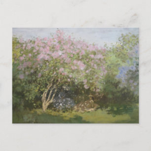 Lilacs in the Sun door Claude Monet Briefkaart
