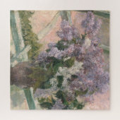 Lilacs in Window van Mary Cassatt American Painter Legpuzzel (Horizontaal)