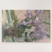 Lilacs in Window van Mary Cassatt American Painter Legpuzzel (Horizontaal)