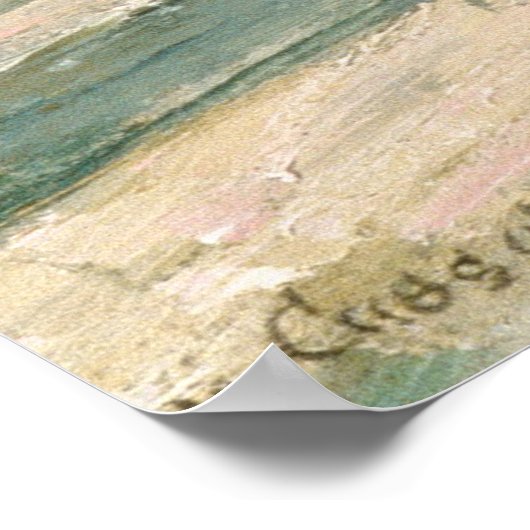 Lilacs in Window van Mary Cassatt American Painter Poster (Hoek)