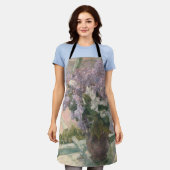 Lilacs in Window van Mary Cassatt American Painter Schort (Gedragen)