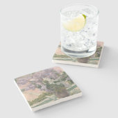 Lilacs in Window van Mary Cassatt American Painter Stenen Onderzetter (Zijkant)