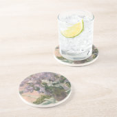 Lilacs in Window van Mary Cassatt American Painter Zandsteen Onderzetter (Zijkant)