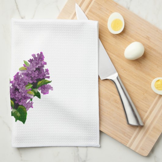 Lilacs Kitchen Towel Theedoek (Quarter Fold)