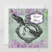  Lilacs Locket Bridal Shower Kaart (Voorkant)