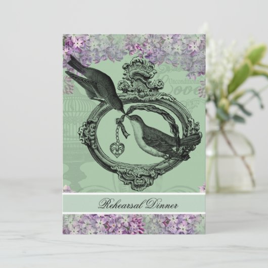  Lilacs Locket Rehearsal Indexatie Kaart (Staand voorkant)