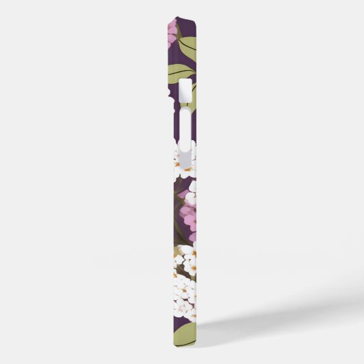 Lilacs op Paarse Case-Mate iPhone Case (Achterkant / Links)