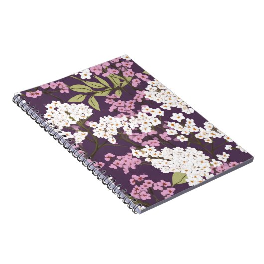 Lilacs op Paarse Notitieboek (Rechterzijde)