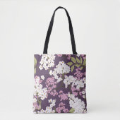 Lilacs op Paarse Tote Bag (Voorkant)