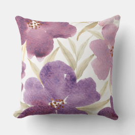 Lilacs op waterverf kussen