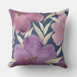 Lilacs op waterverf kussen