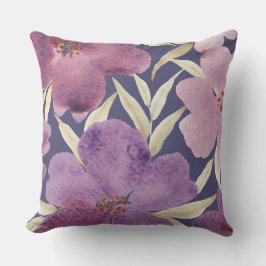 Lilacs op waterverf kussen