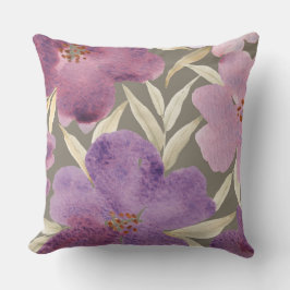 Lilacs op waterverf kussen