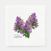 Lilacs papieren servetten (Voorkant)
