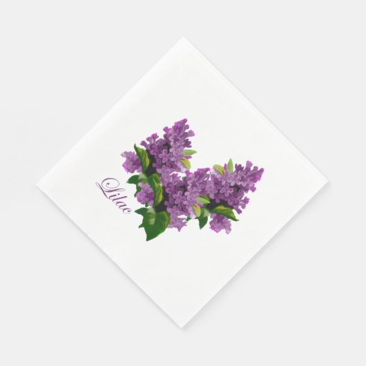 Lilacs papieren servetten (Hoek)