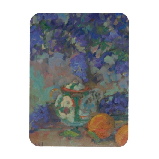 Lilacs, Persimmons en de Suikerkom Magneet (Verticaal)